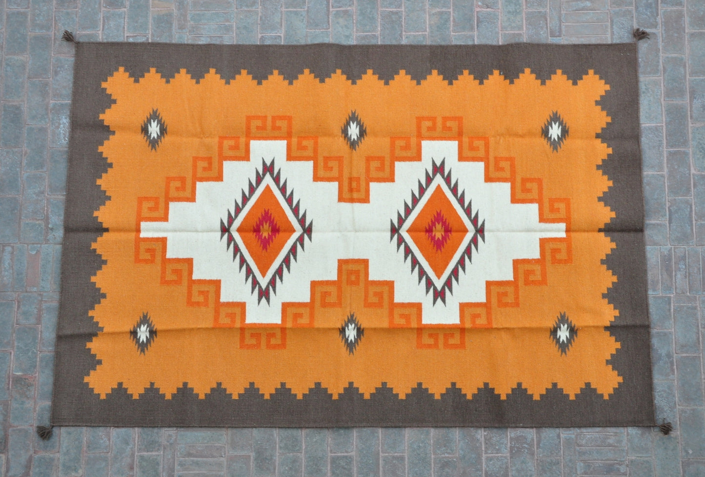 Dhurrie Patterned Wool Rugs