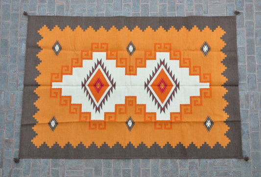 Dhurrie Patterned Wool Rugs