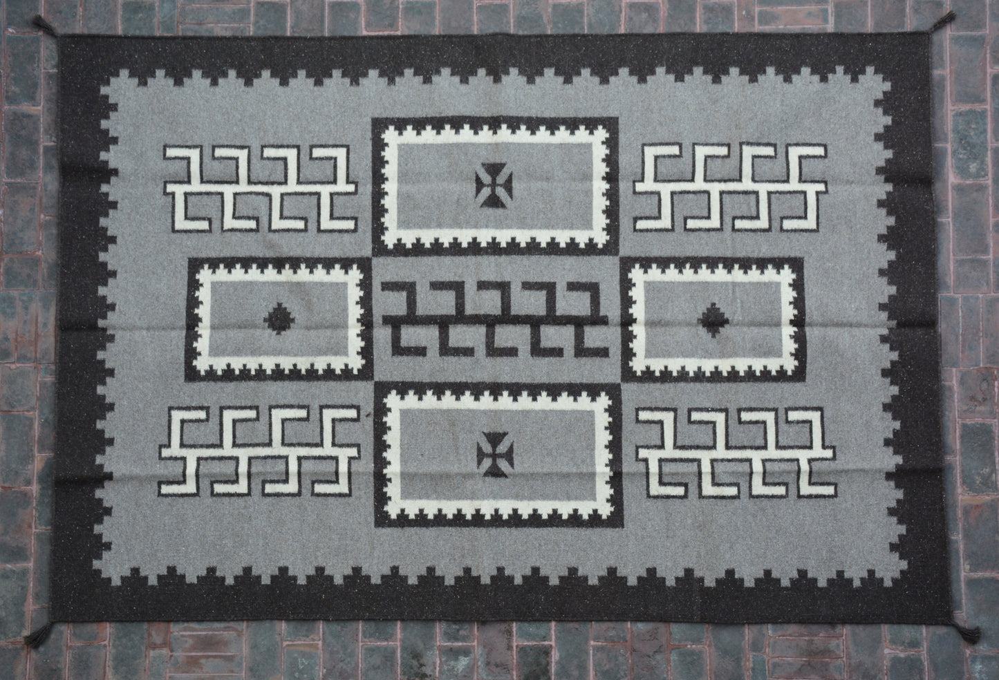 Dhurrie Patterned Wool Rugs