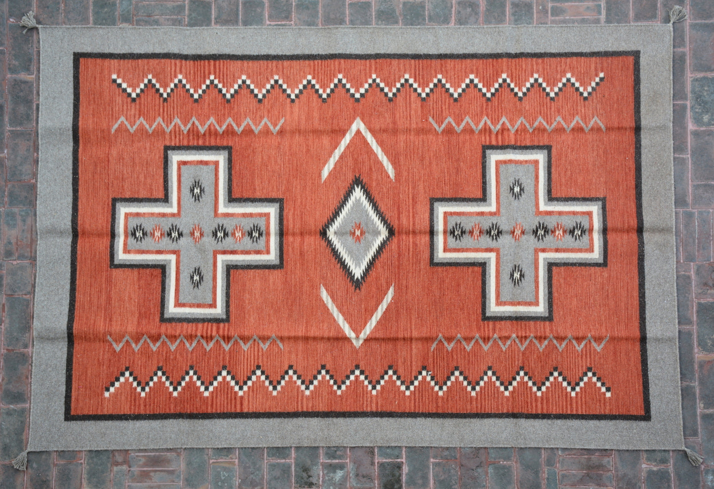 Dhurrie Patterned Wool Rugs