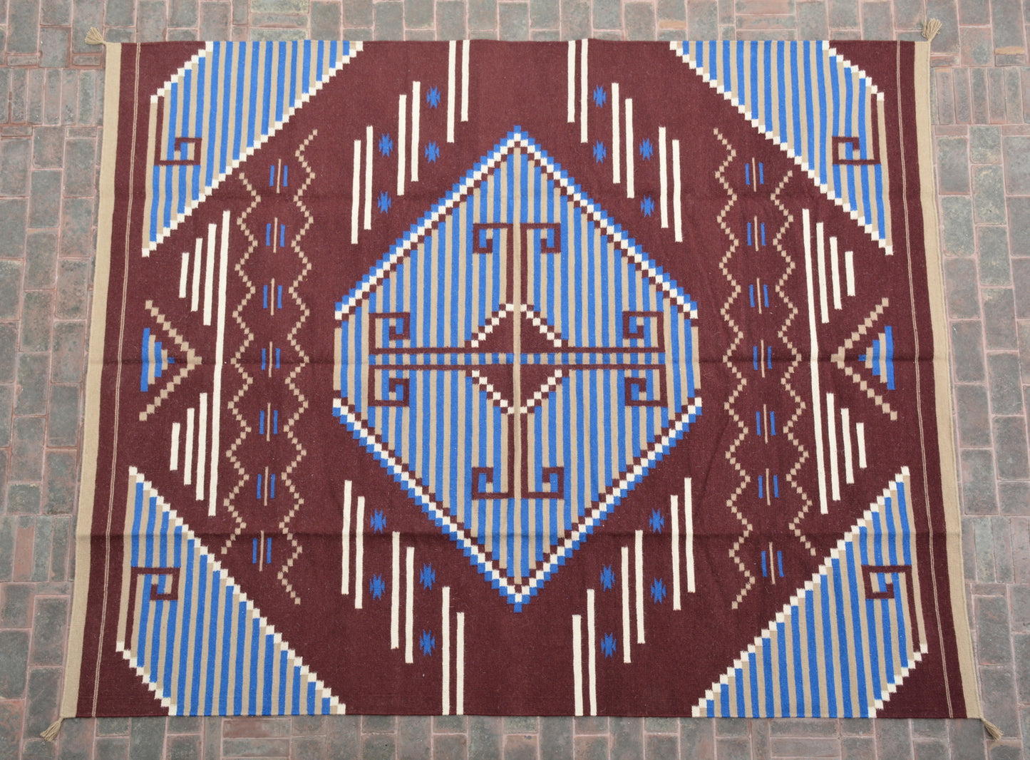 Dhurrie Patterned Wool Rugs