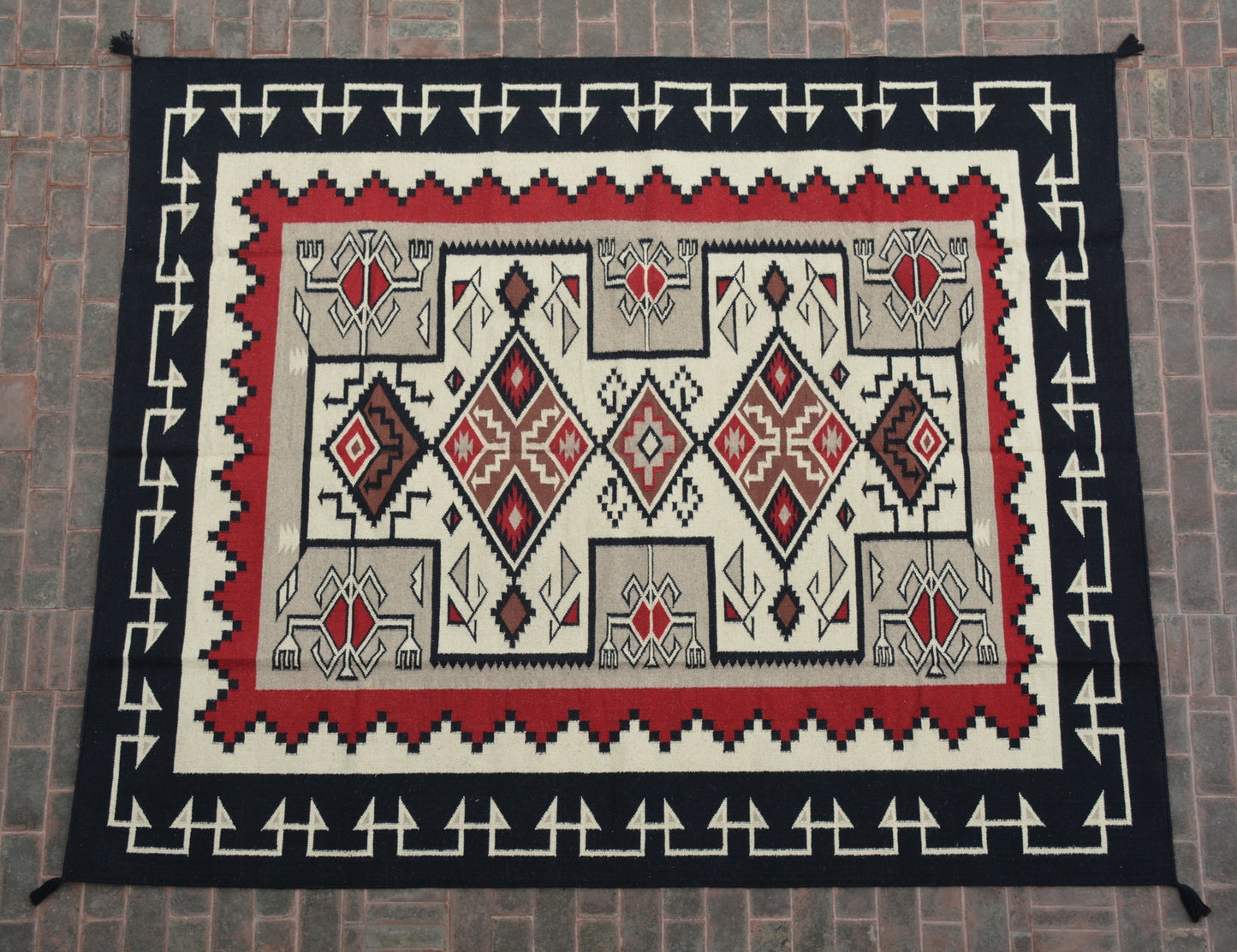 Dhurrie Patterned Wool Rugs