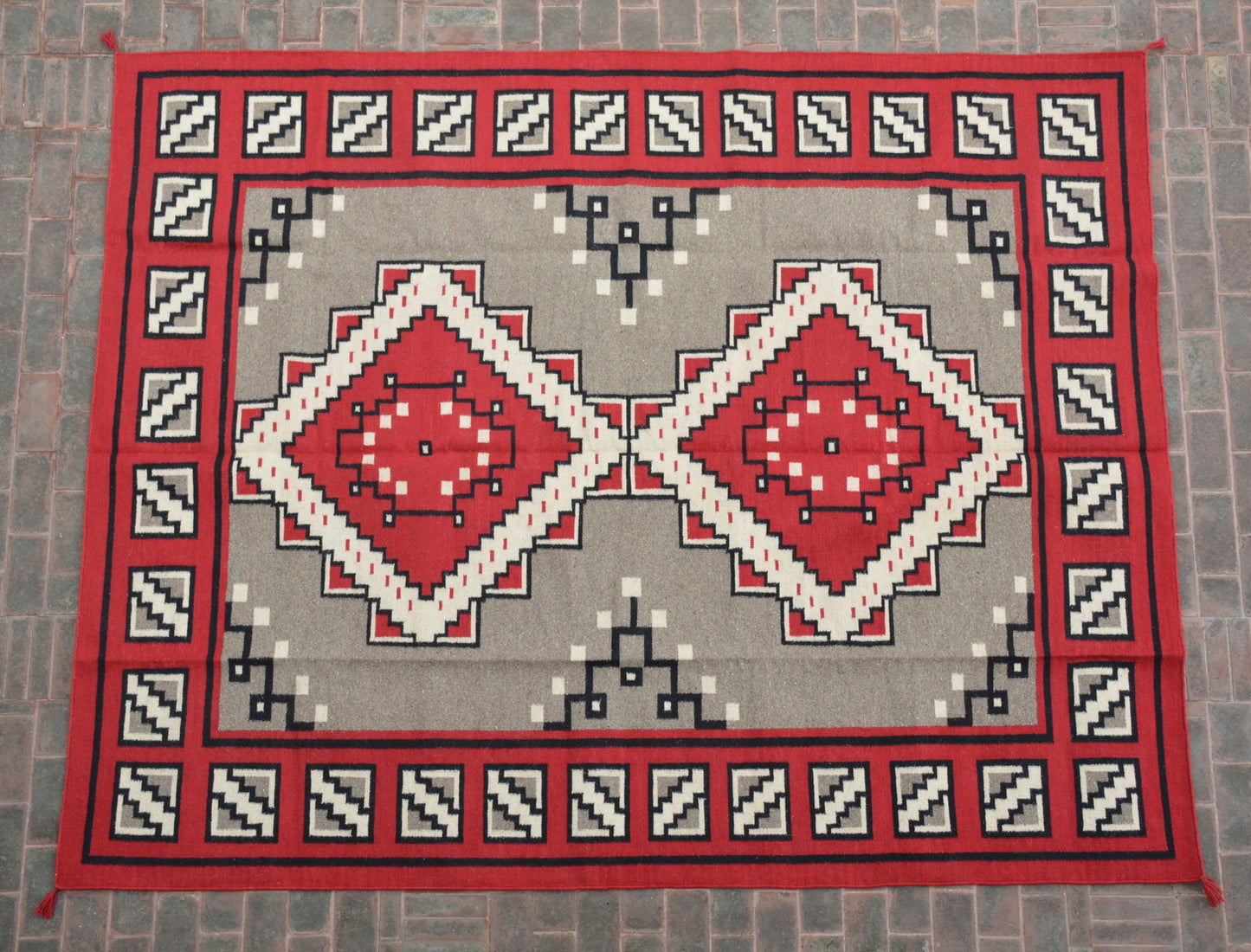 Dhurrie Patterned Wool Rugs