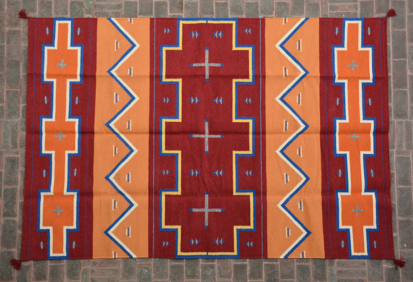 Dhurrie Patterned Wool Rugs