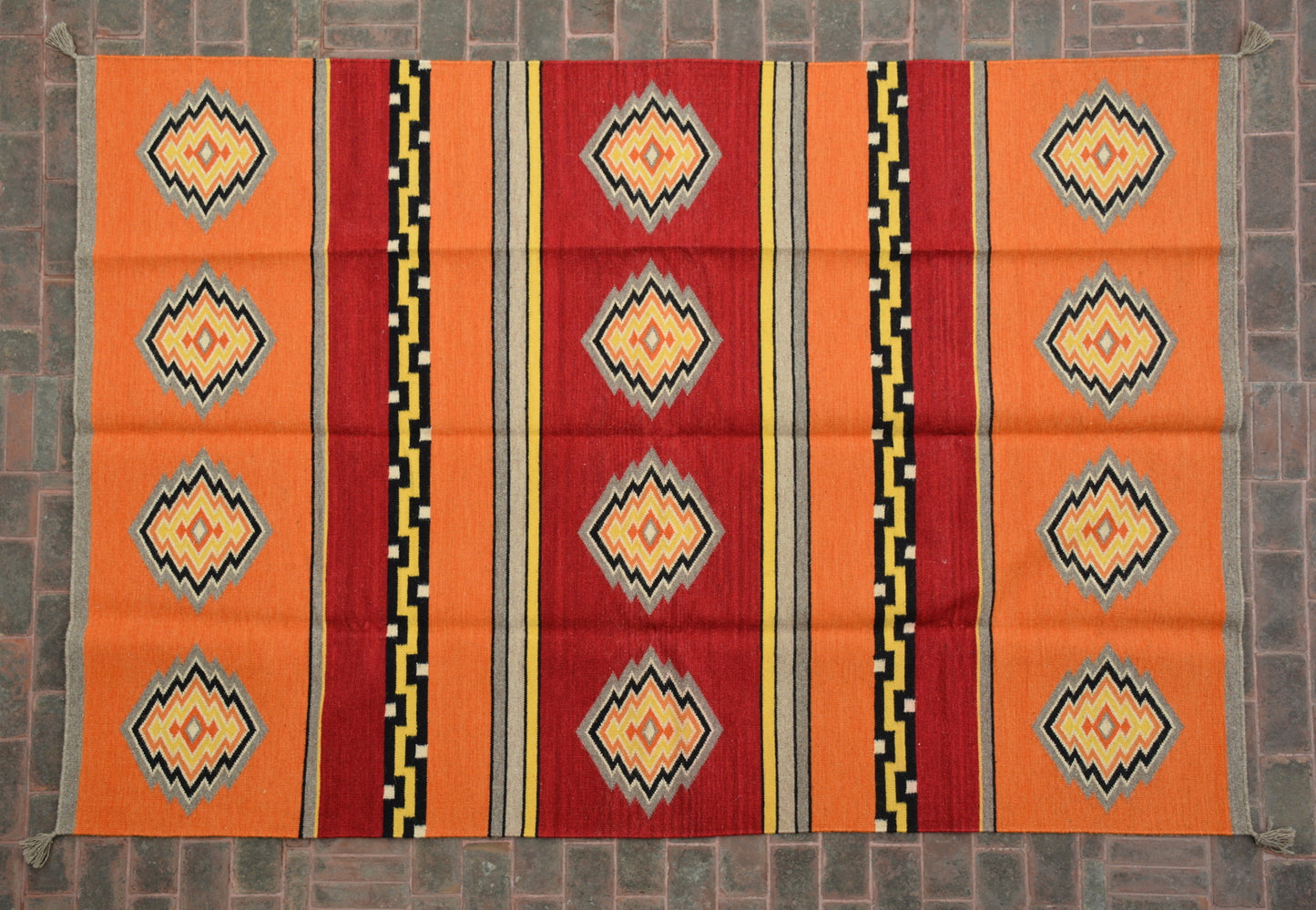 Dhurrie Patterned Wool Rugs