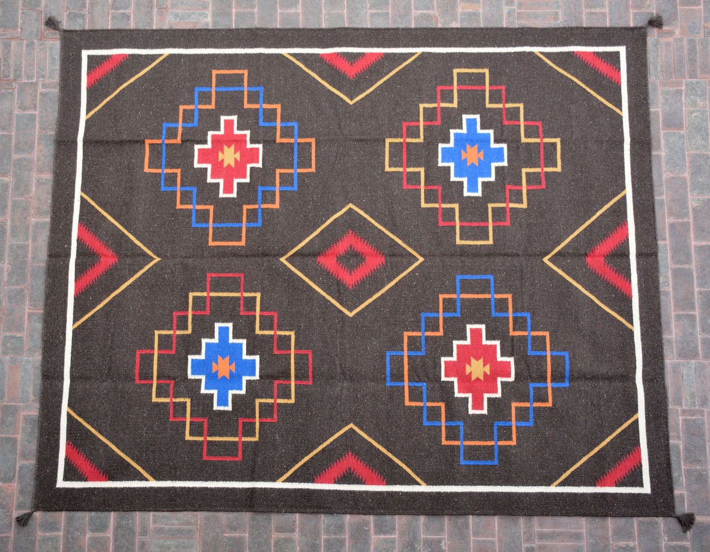 Dhurrie Patterned Wool Rugs